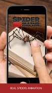 3D spider on a hand simulator prank game screenshot 2