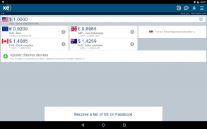 Convertisseur de devises et transfert d'argent XE screenshot 9