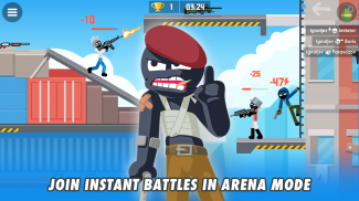 Stickman Combats: Multiplayer Stick Battle Shooter screenshot 9