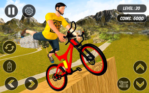 BMX Subida da montanha - MTB Hill & Corrida de screenshot 3