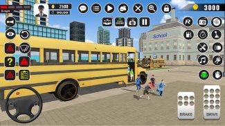 Escola Ônibus Estacionamento Simulador 3d screenshot 7