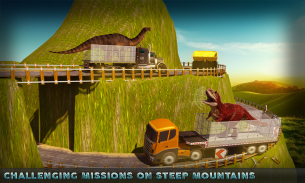 Jungle Dino Truck Transport 3D screenshot 1