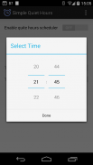 Simple Quiet Hours screenshot 1