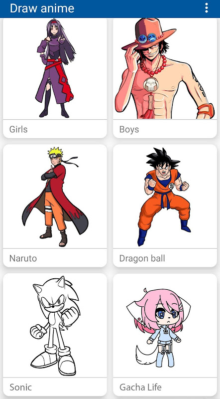 How to Draw Naruto Characters APK pour Android Télécharger