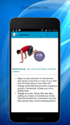 Stability Ball Exercises - Full Body Workouts screenshot 1