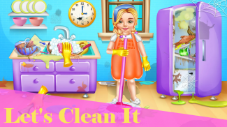 Princess Home Cleaning- Baby Girl House Clean Game screenshot 4