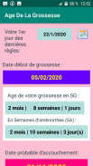 Age De La Grossesse screenshot 1