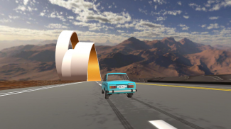 Car Crash Stunt ramp: Spusk 3D screenshot 1