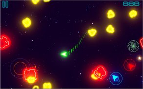 Glow Asteroids Meteor Shooter screenshot 1