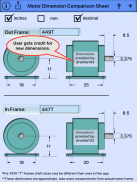 Motor Dimension Compare Tool screenshot 2