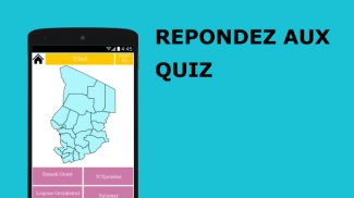 Carte Quiz Puzzle 2020 - Tchad - Régions screenshot 0