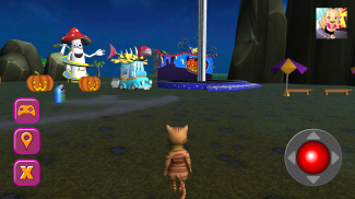 Halloween Cat Theme Park 3D screenshot 1