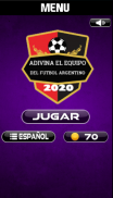 Adivina el Escudo del Futbol Argentino ⚽ Quiz 2020 screenshot 1