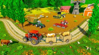 Tractor Trolley Farming Game screenshot 1