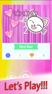 Pink Kitty Heart Piano Tiles screenshot 7