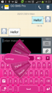 لوحة المفاتيح الوردي screenshot 1