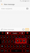 Neon Merah Keyboard screenshot 3