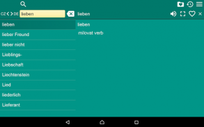 Czech German Dictionary screenshot 4