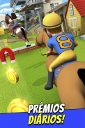 Cartoon Horse Riding: Corrida screenshot 1