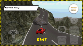 Roten Auto fahren screenshot 1
