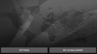 Black Map Live Wallpaper screenshot 4