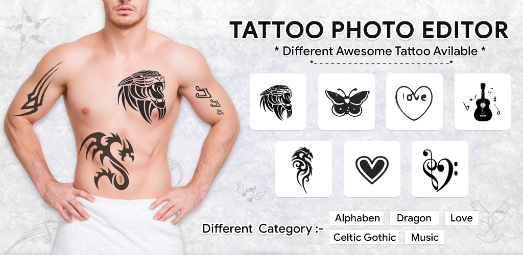 Tattoo Png Image - Tattoos For Photo Editing, Transparent Png , Transparent  Png Image - PNGitem