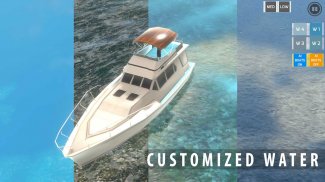 Jet Boat Sim Cruise Ship Drive screenshot 0