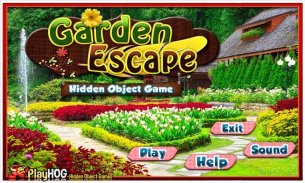 Free Hidden Objects Games Free New Garden Escape screenshot 1