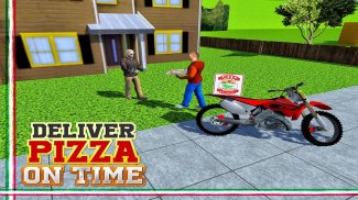 Pizza Teslimatı Moto Bike Ride screenshot 7
