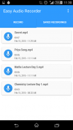 Easy Audio Recorder screenshot 3