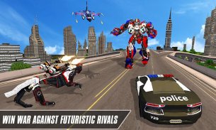 Multi Robot Transform: Jet, Dog, Eagle & Car War screenshot 2
