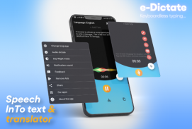 e-Dictate - Speech To Text & Translator screenshot 6