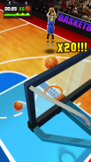 Basketball Tournament - Free Throw Game screenshot 1