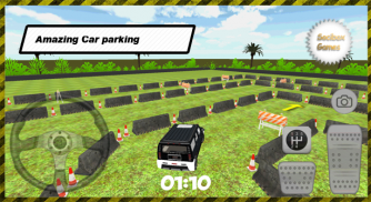 3D Hummer Car Parking screenshot 1