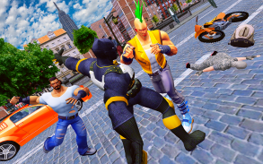 Grand Panther Flying Superhero City Battle screenshot 1