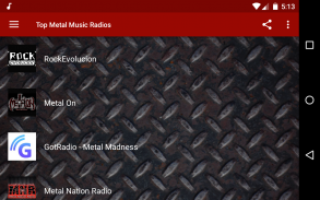 Spitzenmetallradios screenshot 0