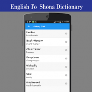 English To Shona Dictionary screenshot 6