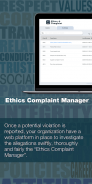 Ethics & Complaint screenshot 0