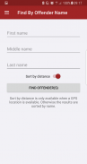 Offender Locator Lite screenshot 0