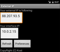 External IP screenshot 0