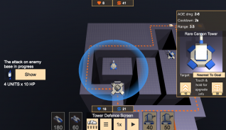 CCG Tower Defense: Offline TD Strategy Game screenshot 1