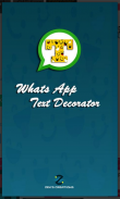 Whatsapp Text Decorator screenshot 0