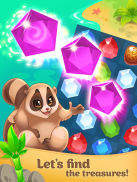 Treasure hunters– match-3 jogo screenshot 19