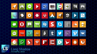 Long Shadow Icon Pack screenshot 1