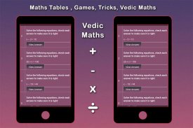 Maths Tables, Games, Maths Tricks, Vedic Maths screenshot 5