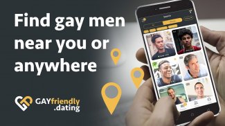 Gay guys chat & dating app - GayFriendly.dating screenshot 6