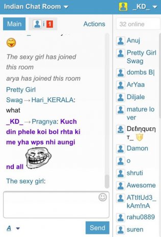 Indian chat room