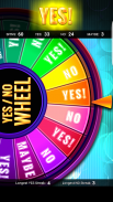 Yes / No Wheel screenshot 2