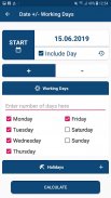 Date Calculator - Days between Dates screenshot 2