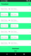 Timesheet - Track Work Hours screenshot 0